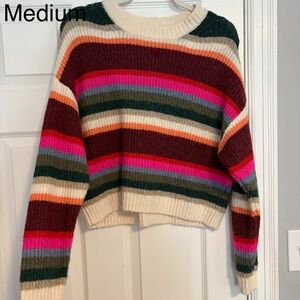 American Eagle Outfitters Colorful Striped Sweater